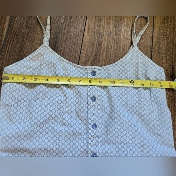 G Adriano Goldschmied NWT Elegant Blue Patterned Women's Tank Top XS NEW - Picture 4 of 7